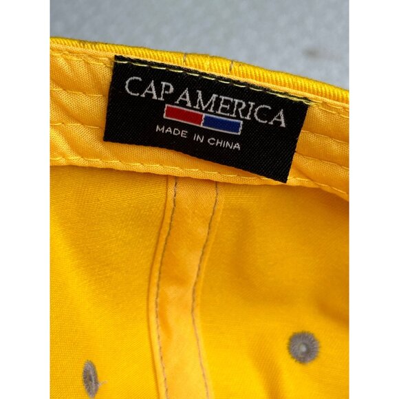 Hat Why Not Zero? Russell Westbrook Basketball Slogan Yellow Cap America Flames - Picture 7 of 7